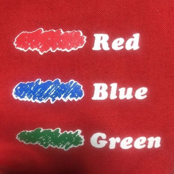 Vintage 1980’s Tiny Tote Red Blue Green - Picture 2 of 8